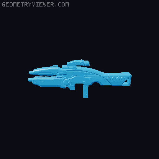 X5 Ghost - For 144 Scale Gunpla 3D model thumbnail