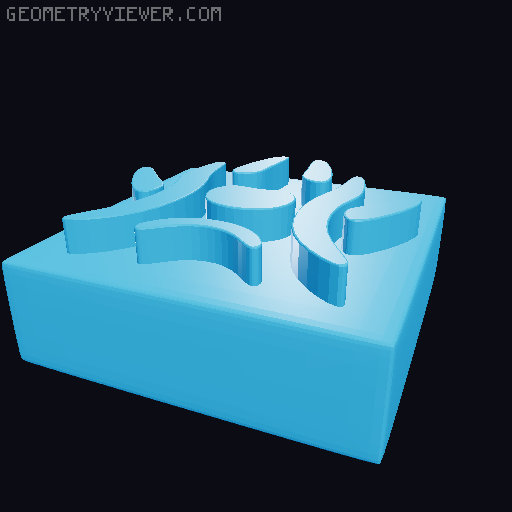 Mystic symbol stamp collection 3D model thumbnail