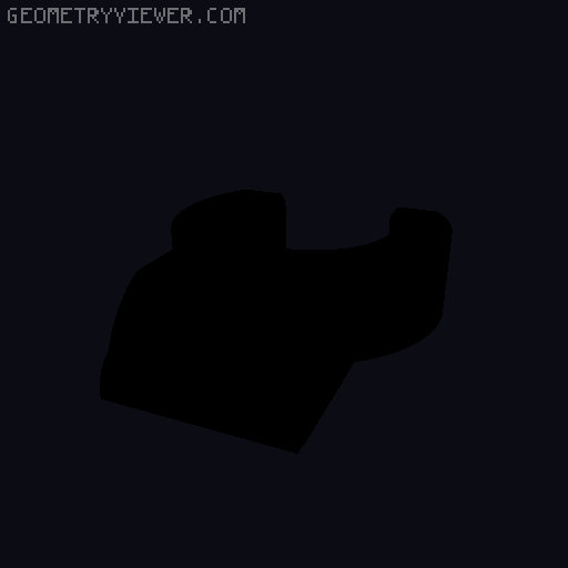 Giant Lego Skeleton 100cm 3D model thumbnail