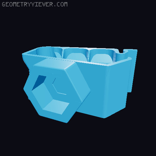 KLAMMA - Locking Cable Clip HSW 3D model thumbnail