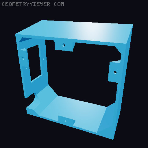 IKEA LACK Enclosure Remixes 3D model thumbnail