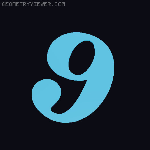 Music notes and symbols 3D model thumbnail