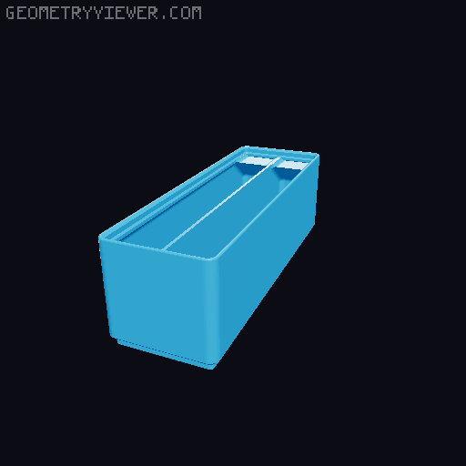 SMT component bulk storage cabinet 3D model thumbnail