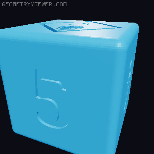 CAIN TTRPG D6 Dice 3D model thumbnail