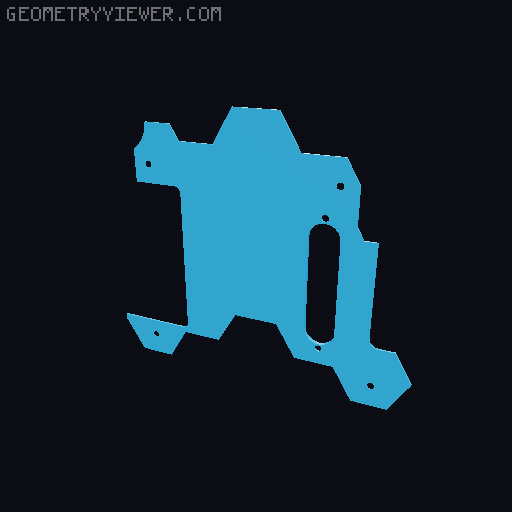 Printacaster for 5 holes bridge (end of 2023 / Europe) 3D model thumbnail