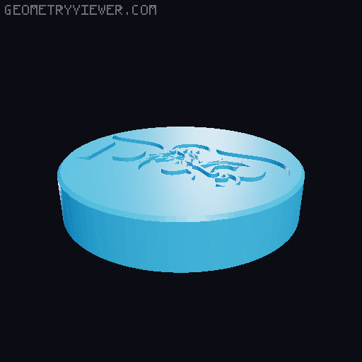 DnD Dice Jar (suportless) 3D model thumbnail