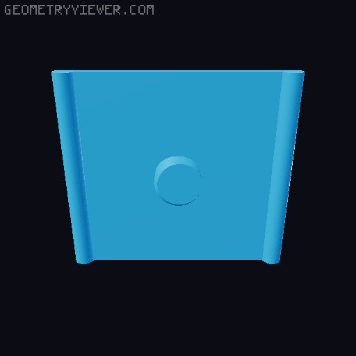 Handy Flat Sanding Block with gridfinity bin (70x115 & 93x115 paper sizes) 3D model thumbnail