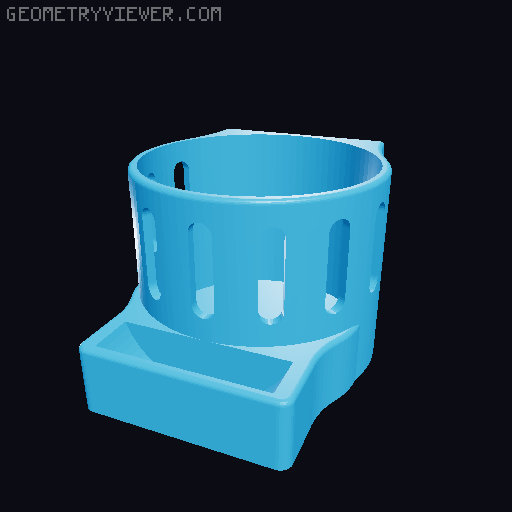 Honey wall accessories 3D model thumbnail