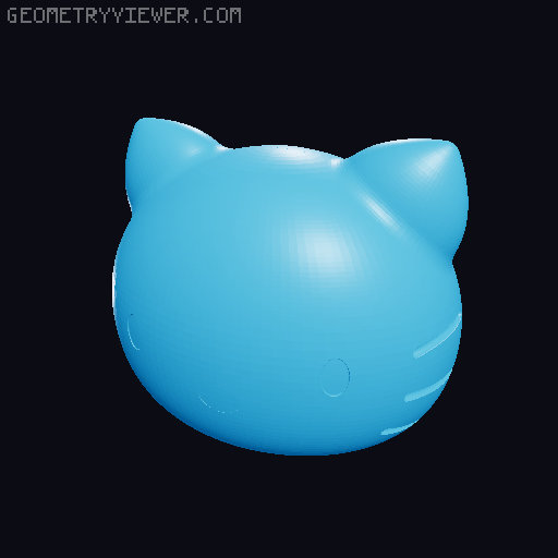 Screw Kitty 3D model thumbnail
