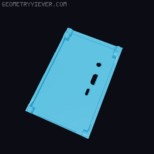 Orange Pi 4 Pro NAS (2.5" HDD/SSD) 3D model thumbnail