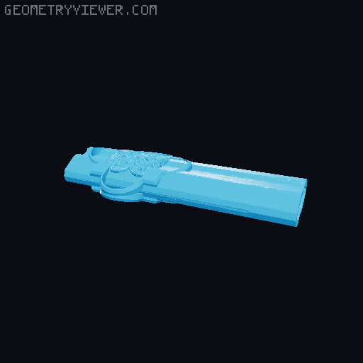 Eowyn Scabbard 3D model thumbnail
