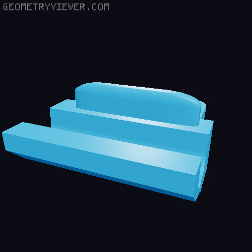 Tractor tank 3D model thumbnail