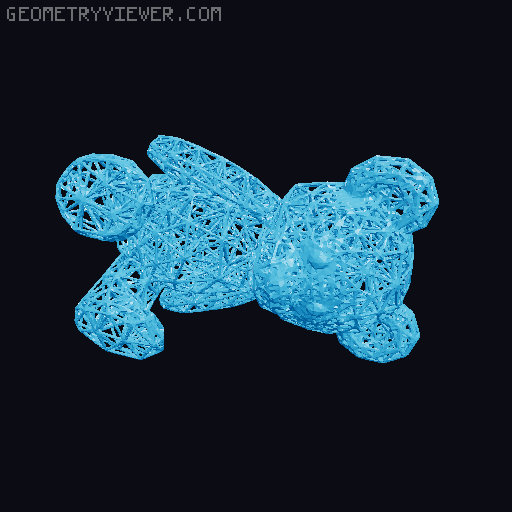 Tetty Bear 3D model thumbnail