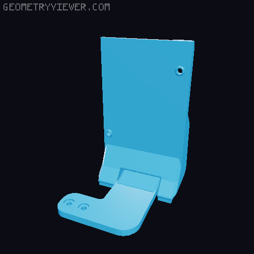 Print In Place K1 Max 270° Door Hinges w/Door Latch 3D model thumbnail