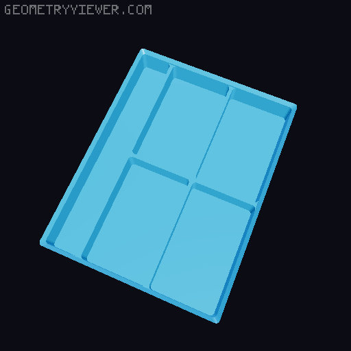 Custom 3D Inserts for Miniature Wargames 3D model thumbnail