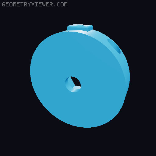 Ball-head for photo tripod - Rotule ball pour trépied Photo 3D model thumbnail