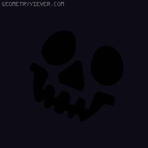 Giant Lego Skeleton 100cm 3D model thumbnail