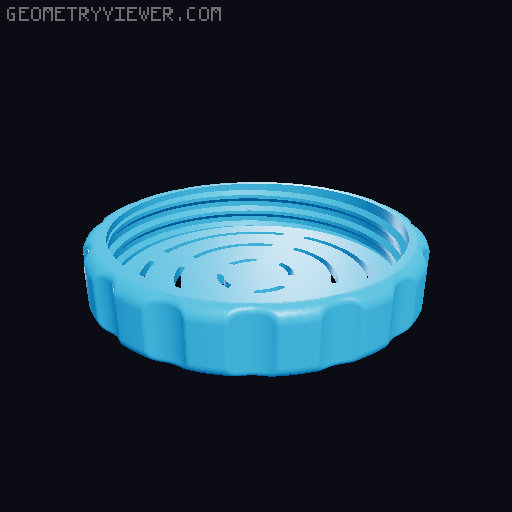 Stronger 50mm Version 3D model thumbnail