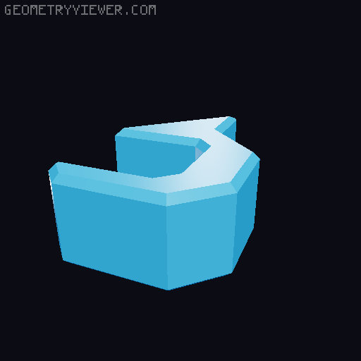 A13 - Back Addons 3D model thumbnail