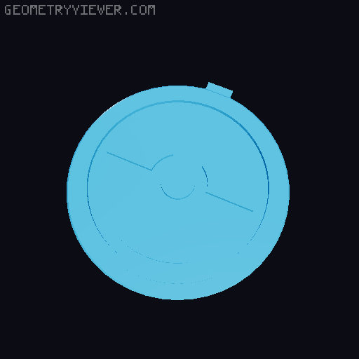 Case for radiation detector 3D model thumbnail