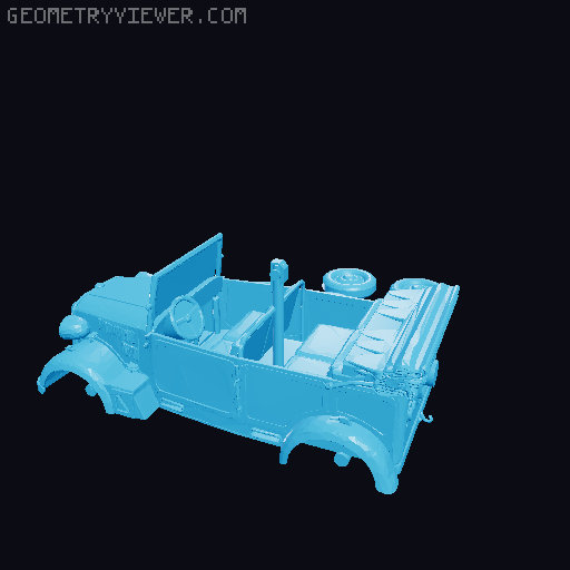 Lancia 508 colonale 3D model thumbnail