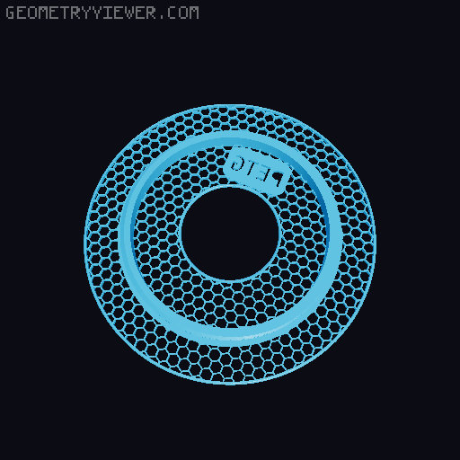 Labelled filament sample spool 3D model thumbnail