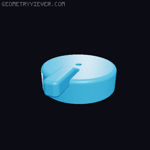 Electric sailboat throttle 3D model thumbnail