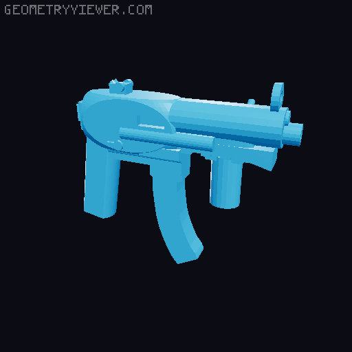 MP5 and MP5K for Carbon/Dummy 13 Beta + V1/extra (Foregrip, Skeleton stock, Stock, Drum mag, etc) gun 3D model thumbnail