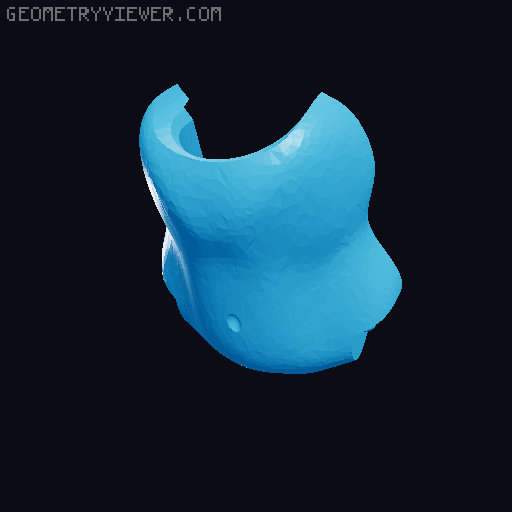 3D Printable Girlpla / Mecha Musume / Megami Device / 30 Minute Sisters / Frame Arms compatible blank figure 3D model thumbnail