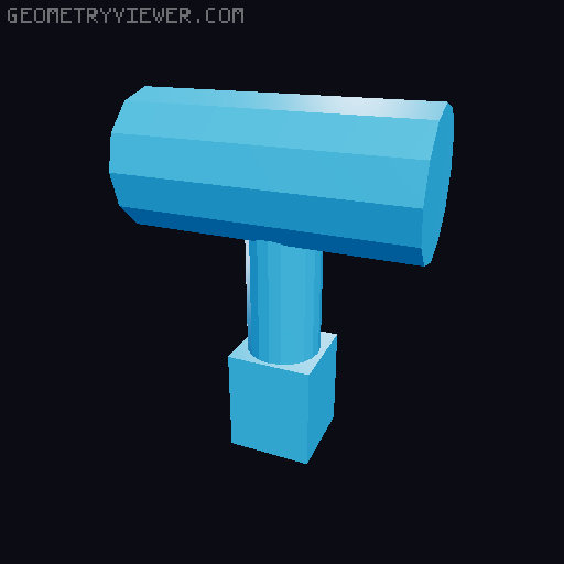Dummy 13 forearm weapon connecter. 3D model thumbnail