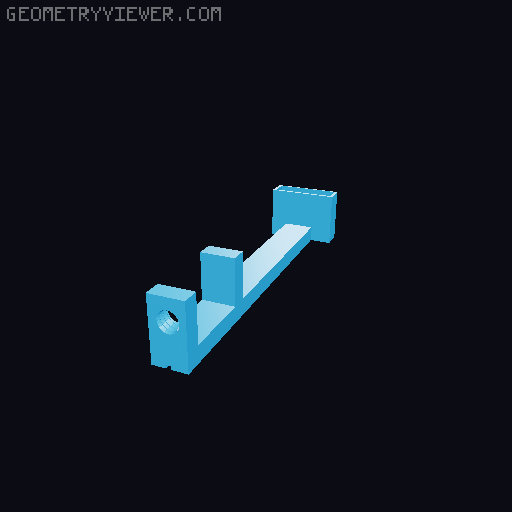 Webcam mount for desk 3D model thumbnail