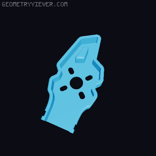 GEPRC Pulsar LR 10 3D Printed Parts 3D model thumbnail