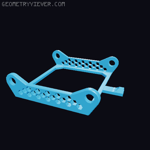 Spool Holder 130MM for 3KG rolls 3D model thumbnail