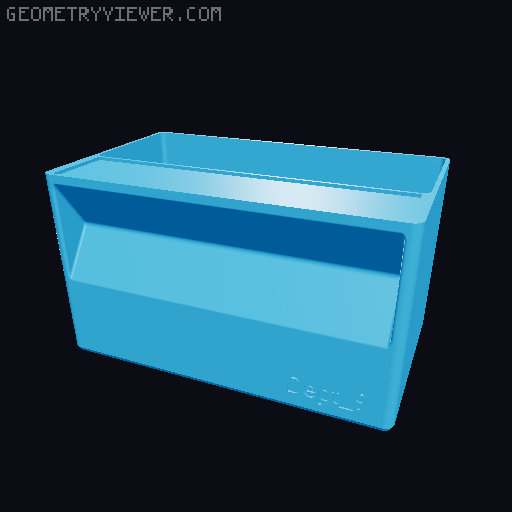 Tub Inserts for HANDY 20 Drawer Compartment Organiser 3D model thumbnail