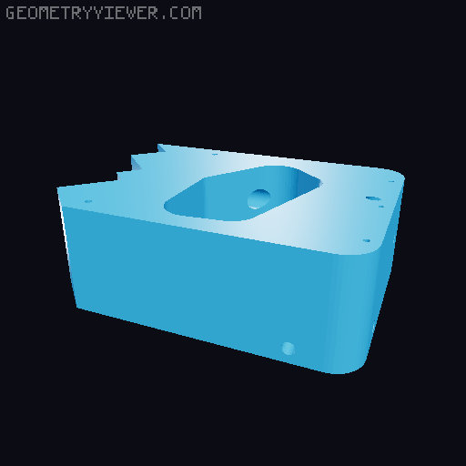 Split core for Modulcaster 3D model thumbnail