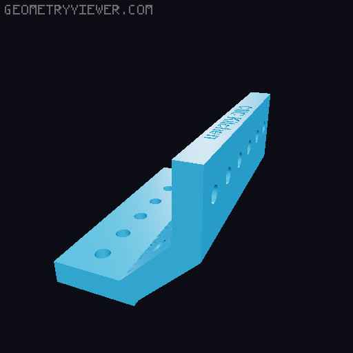 Hole Size Test for Heat-Set Inserts 3D model thumbnail