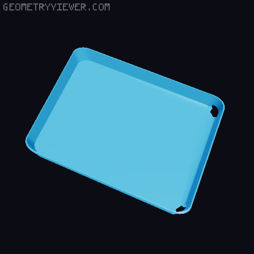 Kitchen sink sponge holder  3D model thumbnail