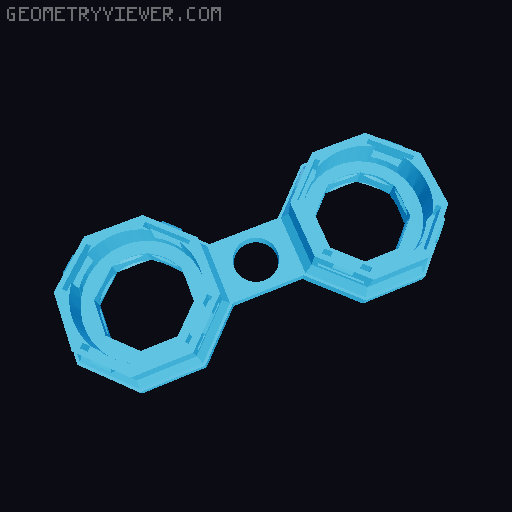 Multiboard Magnetic connectors 3D model thumbnail