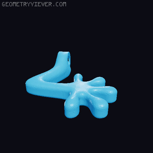 Articulated Lizard V2 leg replacements / spare 3D model thumbnail