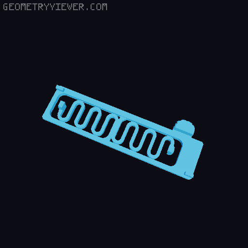 Slider Knob Mod - OTF Fidget Knife 3D model thumbnail