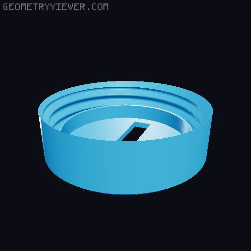 Simple Piggy Bank Containers 3D model thumbnail