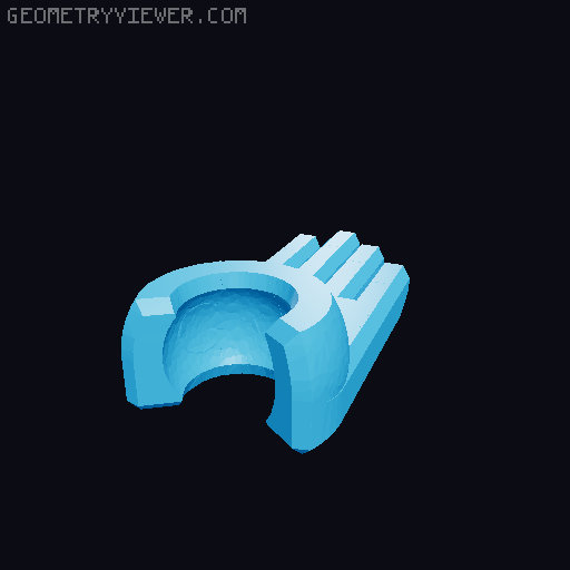 DUMMY 13 (Oct. 2023) - Flat hand (2 variants) 3D model thumbnail