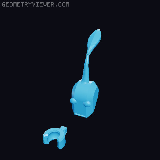 pikmin heads dummy 13 3D model thumbnail