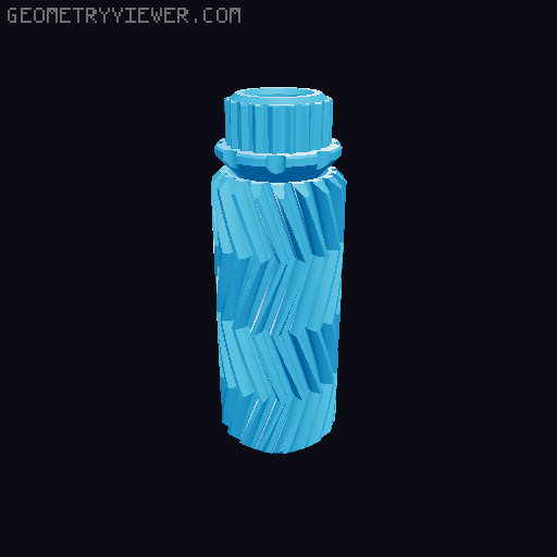 Geared Phone stand 3D model thumbnail