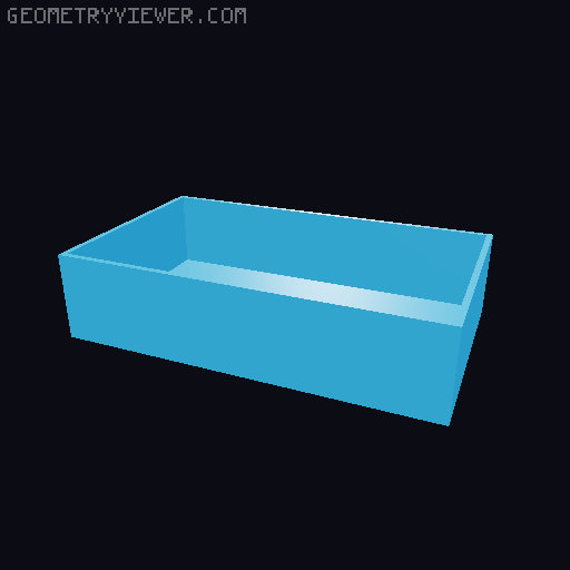 Path of Light & Shadow Box Organizer 3D model thumbnail