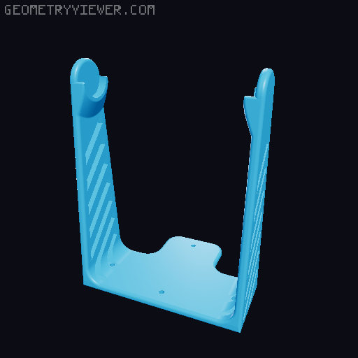 Bambu Lab P1 / X1 / X1C / X1CC Filament Spool Switcher - upgrade the second holder 3D model thumbnail