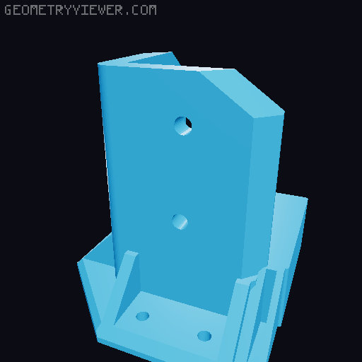 Ikea Lack Corner top V2 3D model thumbnail