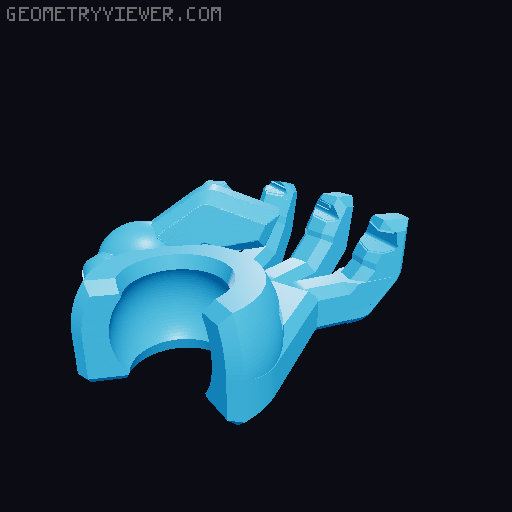 Dummy 13 Selfie Hand + Phone 3D model thumbnail