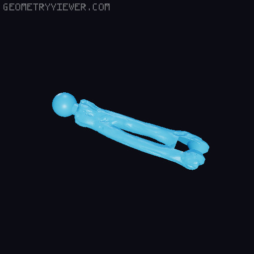 Siren Head meets Dummy 13 3D model thumbnail