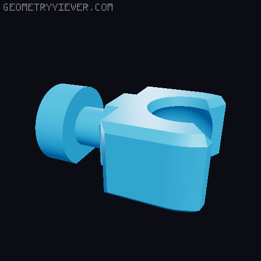 A13 - Back Addons 3D model thumbnail